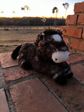 AWM Black & White Horse Plush