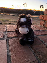 AWM Black & White Horse Plush