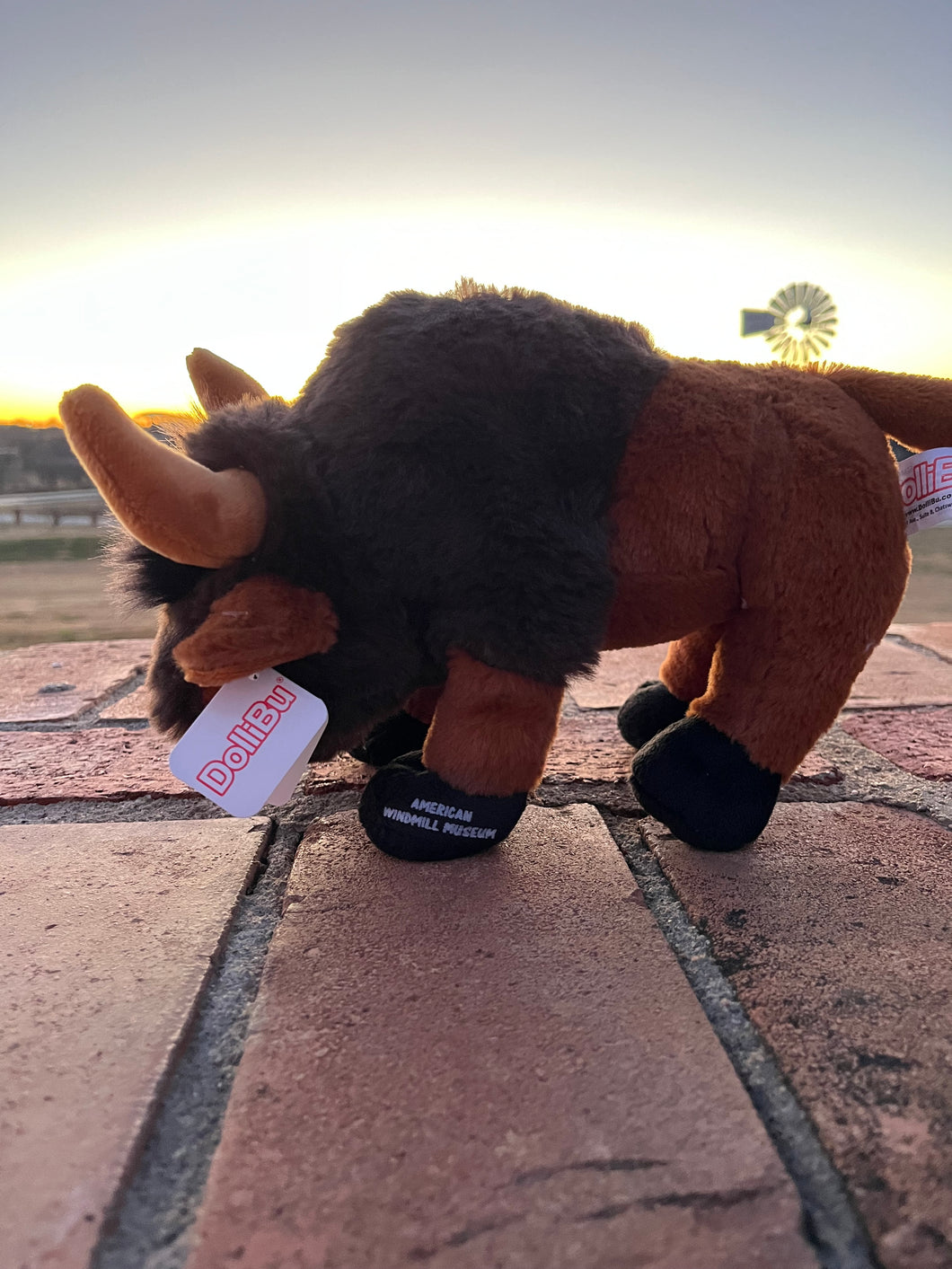 AWM Standing Buffalo Plush