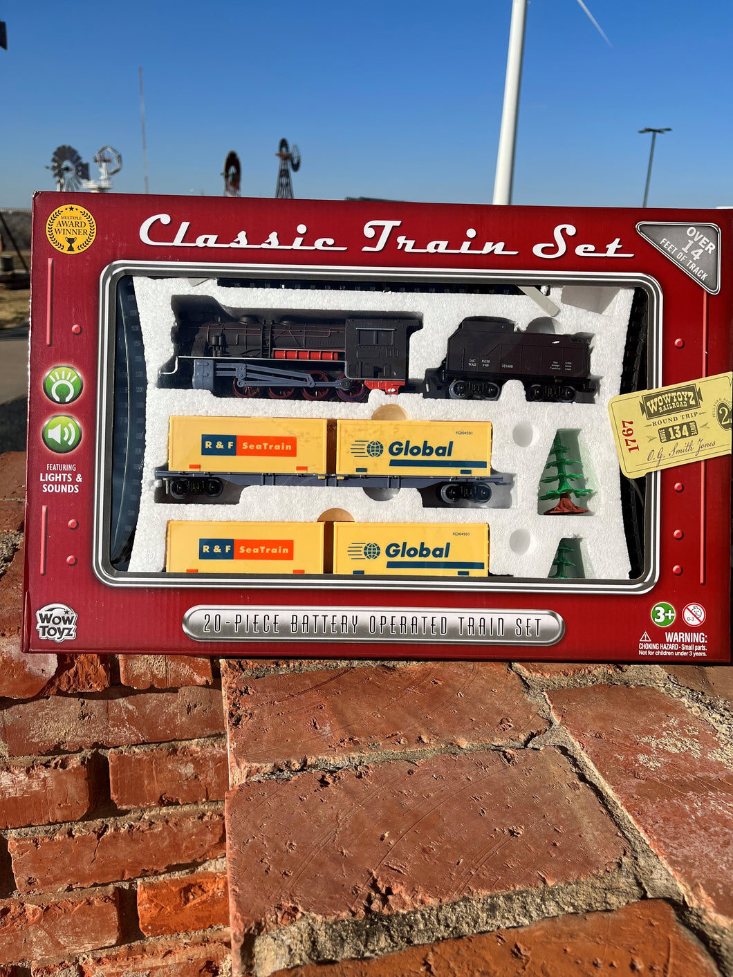 Classic Train Set Container Car