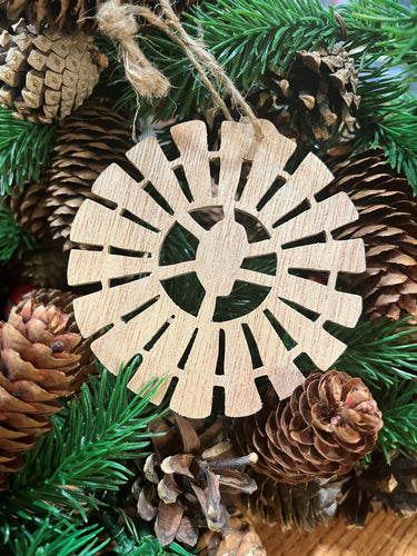 Wooden Windmill Ornament
