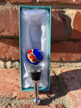 Wine Bottle Stopper Blue