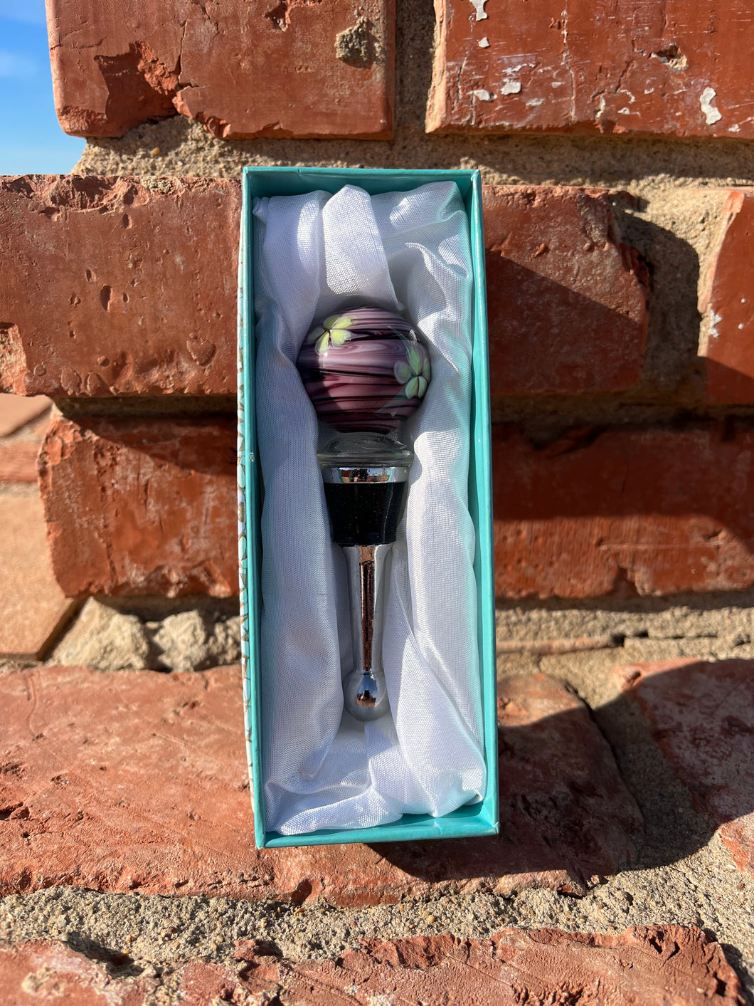 Wine Bottle Stopper Purple